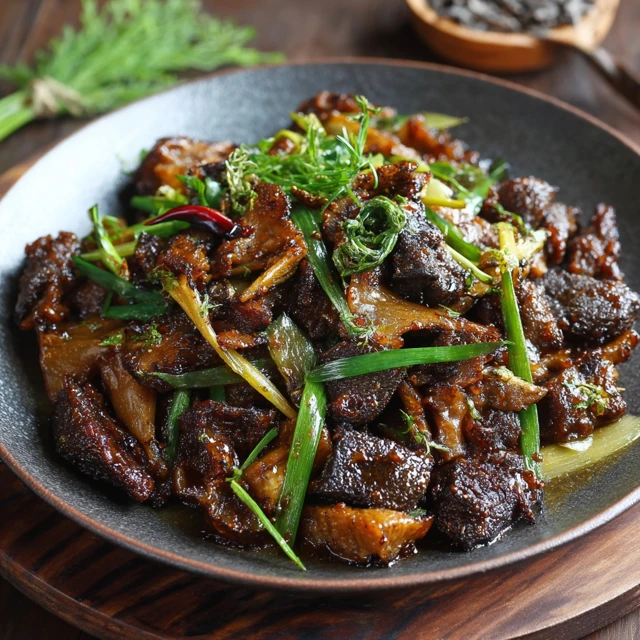 Stir Fried Termite Mushrooms Yunnan Black Truffle
