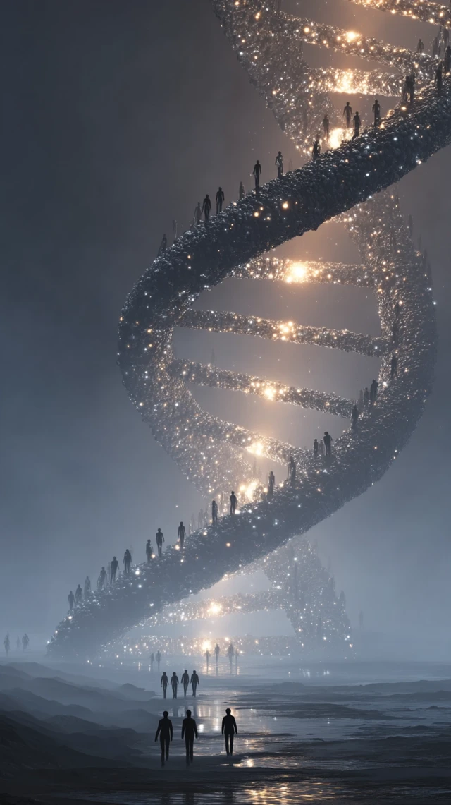 DNA Earth: A Surreal Vision of Biological Evolution