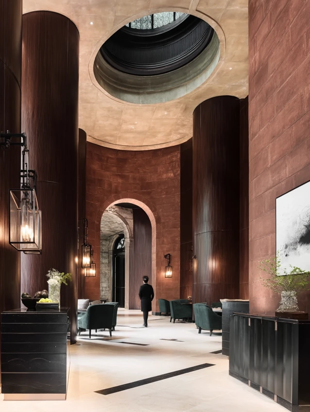 Luxury Hotel Lobby Design by Yabu - Cinematic Interior