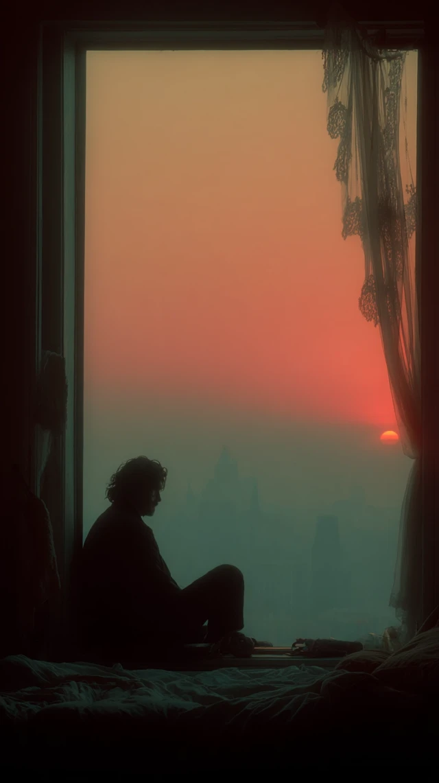 Dont Sleep Repeat Dramatic Sunset Silhouette