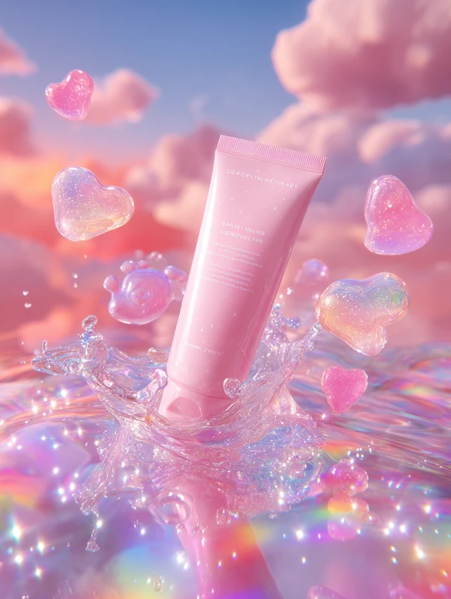 Pastel Skincare Product Photography Dreamy Aesthetic