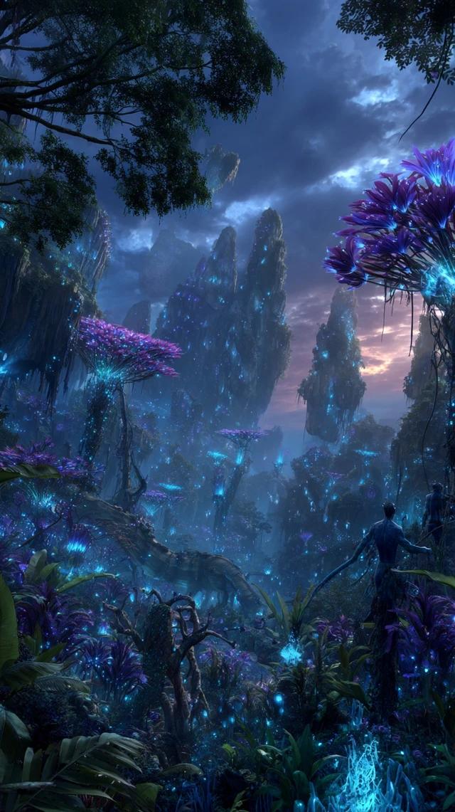 Alien Jungle Planet Epic Movie Poster Concept Art