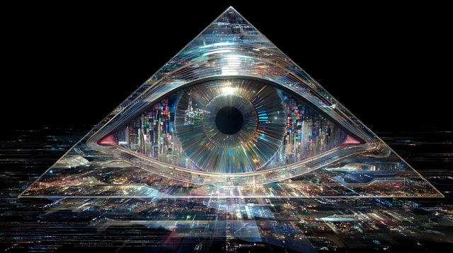 Cybernetic Void All Seeing Eye Artwork