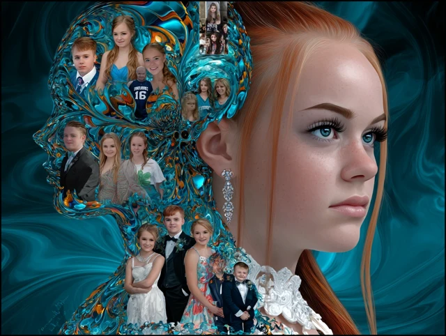 Memories Collage: A Mothers Life Journey