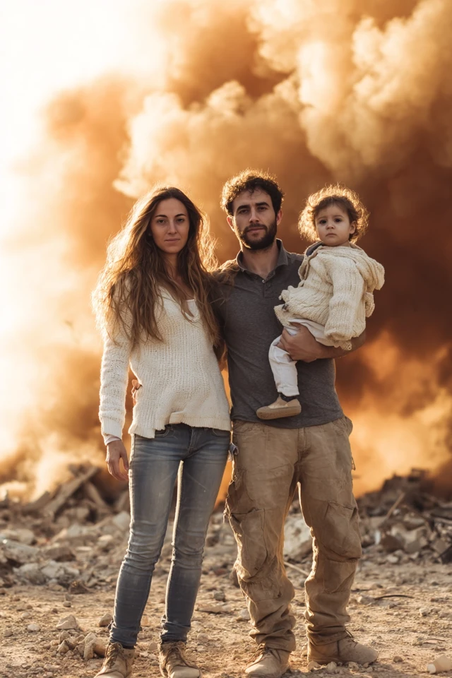 Spanish Family Facing Apocalypse Photo