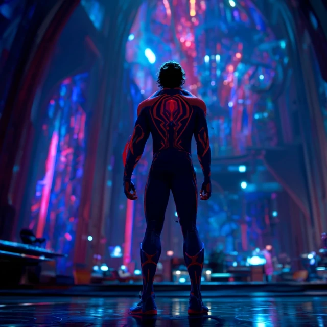 Across the SpiderVerse Scene 3D