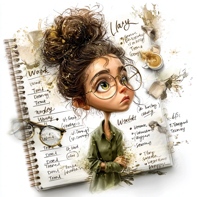 Work Time To Do List Illustration