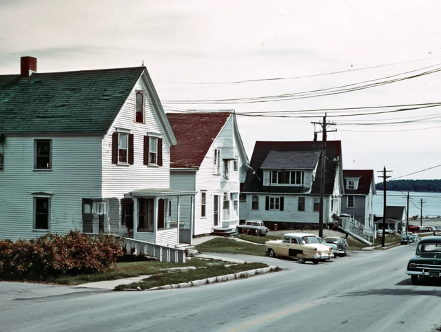 Retro Image of Coastal Maine