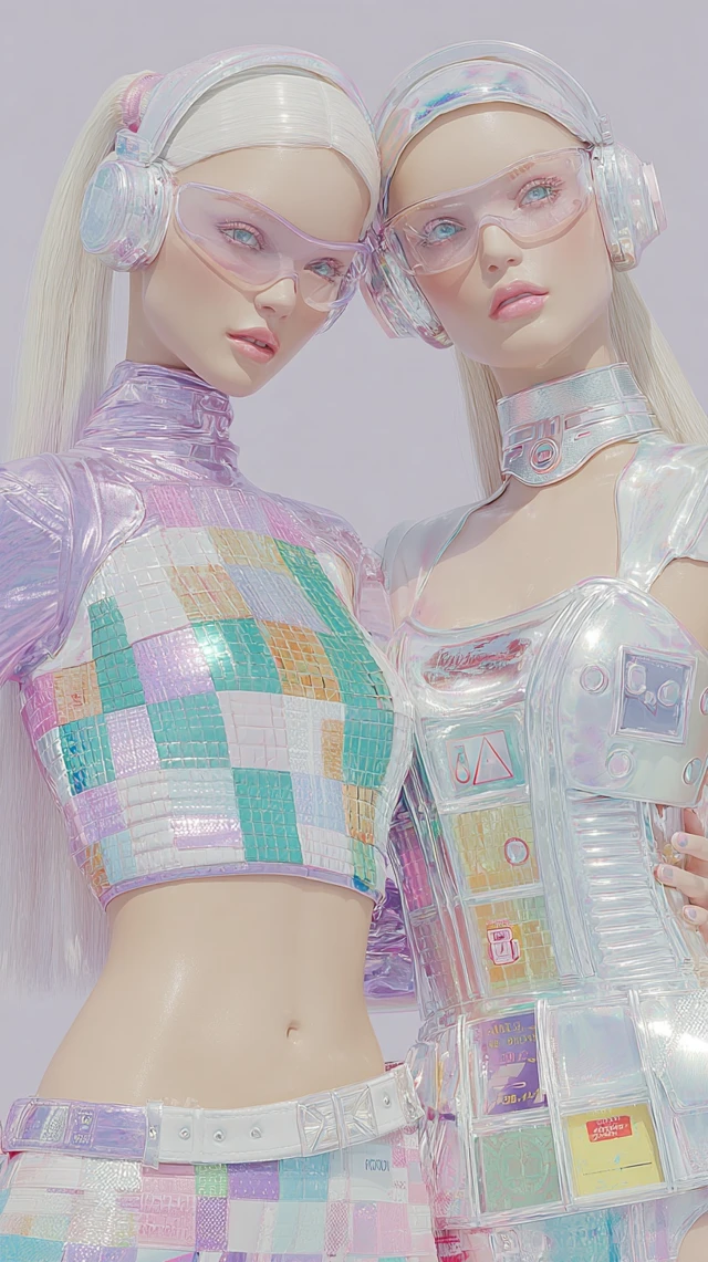 HyperStylized Barbie Doll Portrait AI Art