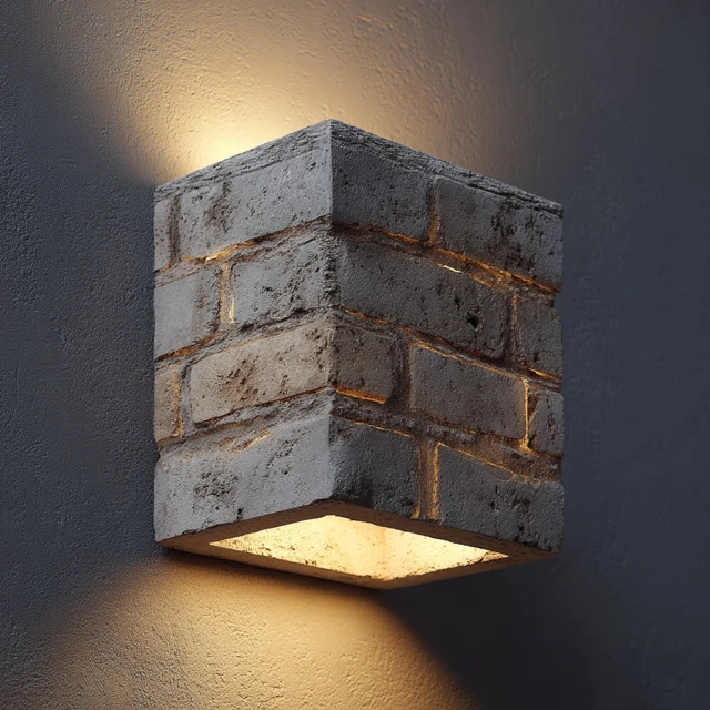 Concrete Wall Lamp Modern Lighting Design