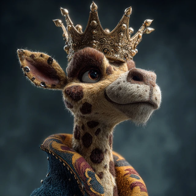Ludo King with Crown on Chess Board 8K Image