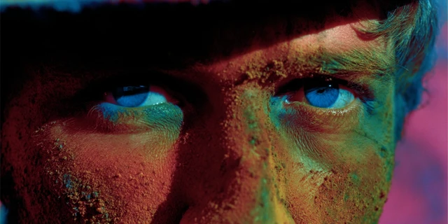 Western Film Still Close Up Blue Eyes 1960s