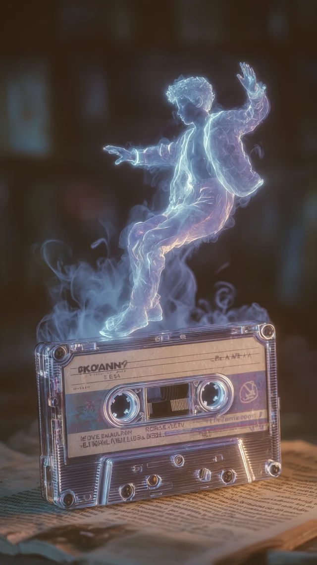 Nostalgic Cassette Tape Dreamscape