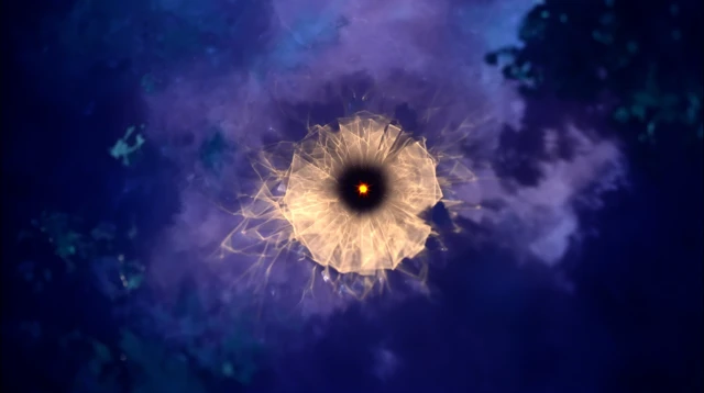 Cosmic Eye A Tempest of Braided Filaments