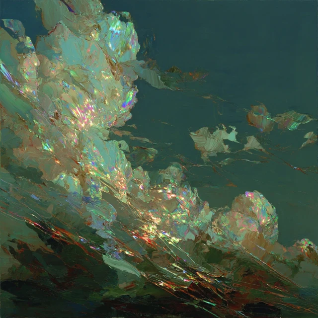 Iridescent Cloud Painting