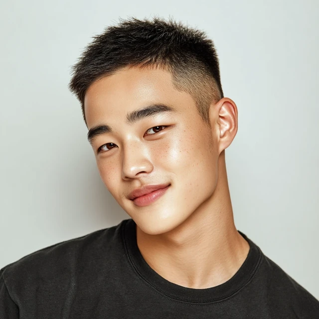Handsome Asian Male Model Portrait