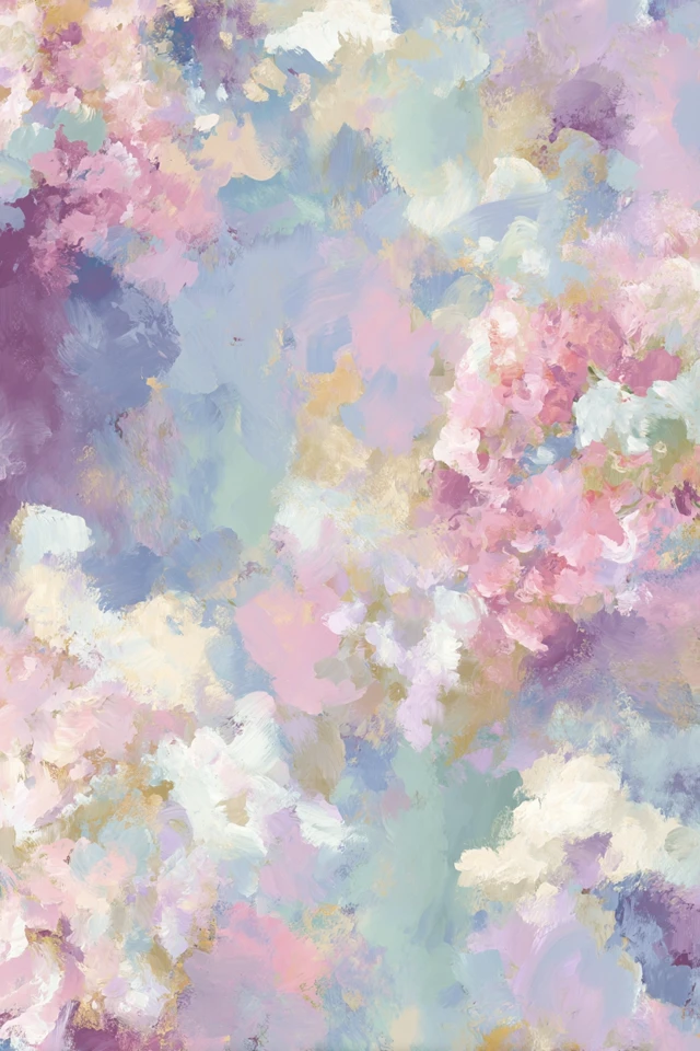 Abstract Pastel Painting for Home Decor and Wallpaper