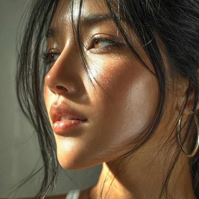 Chinese Model Portrait High Fashion Editorial