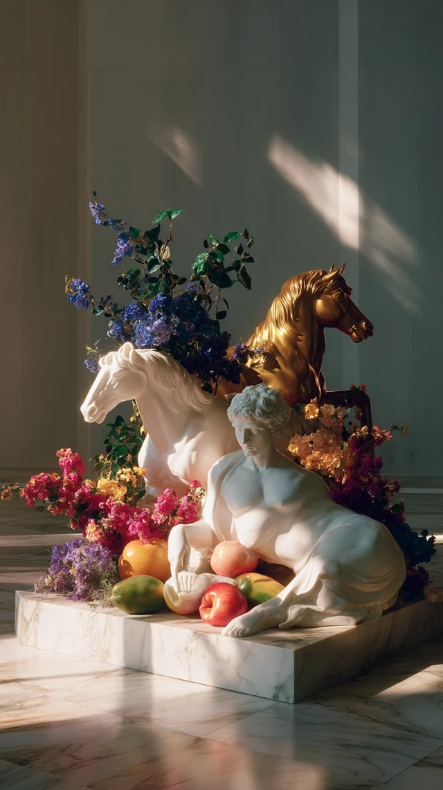 Ancient Sculpture by Jeff Koons, Elegant Art