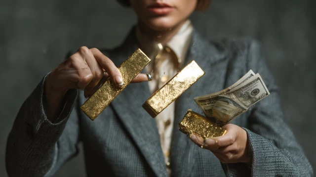 Financial Empowerment Business Woman Attracting Money