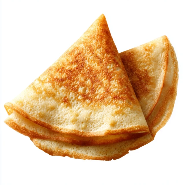 Delicious Crepe Isolated Food Photography