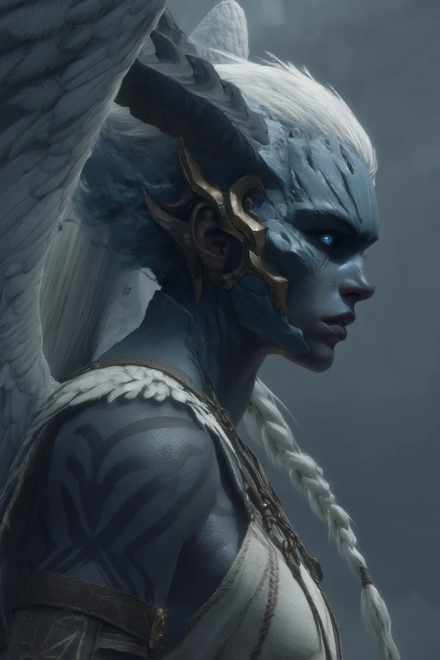 Fantasy Warrior with Staff