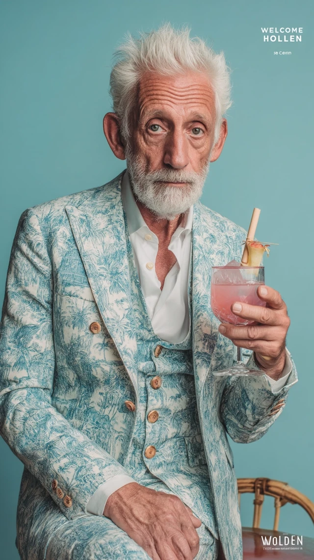 Cool CEO in Dior Holding Cocktail