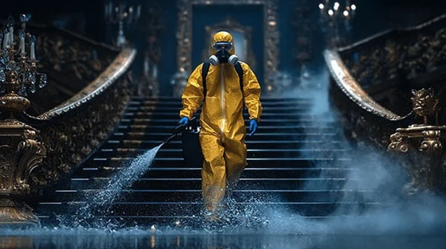Crime Scene Cleaner in Action