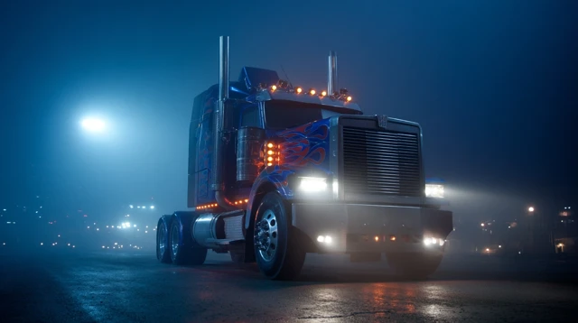 Optimus Prime in Washington DC Transformers Movie