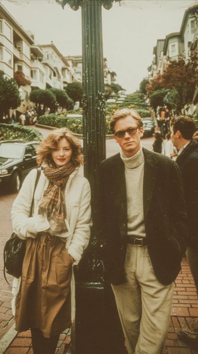 1980s Couple on Lombard Street Photography