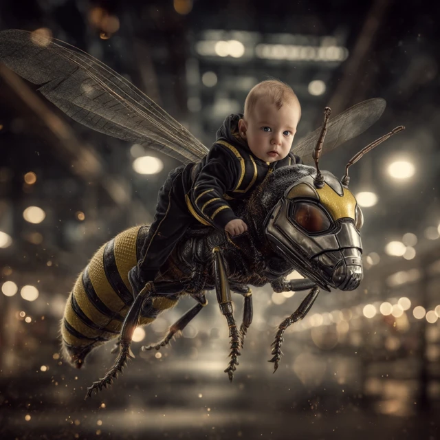 Baby Wasp Evangeline Lilly Marvel Macro Photo