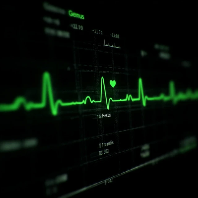 Heart Monitor Close Up Minimalist Aesthetic