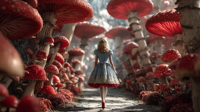 Alice in Wonderland Through Alices Eyes