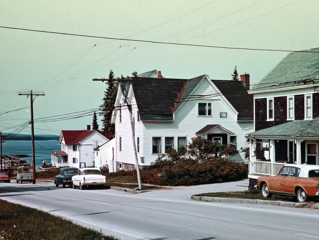 Retro Image of Coastal Maine