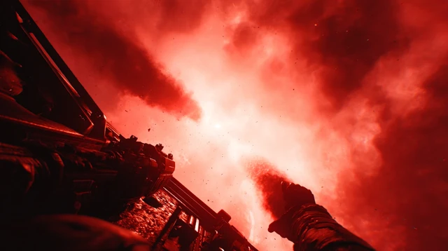 DOOM Marine in Explosive Combat
