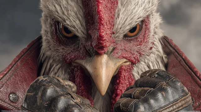 Kaiser The Bounty Hunter Rooster Cinematic Portrait