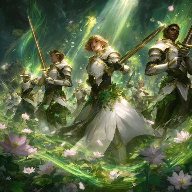 Dawn Battlefield Warriors Fantasy Art