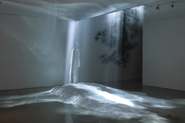 Man Dissolving in Light An Artistic Depiction