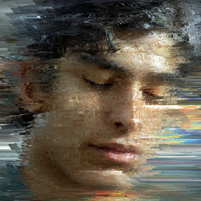Abstract Face Reconstruction Digital Art