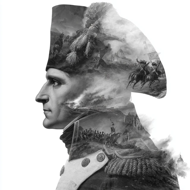 Napoleon Double Exposure Photography: Power and Legacy