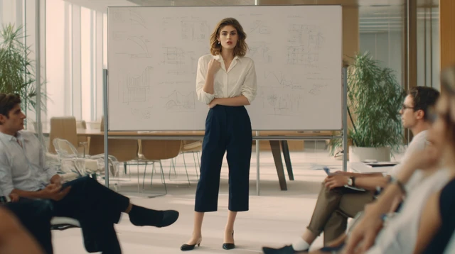 Office Presentation Kaia Gerber Professional Scene