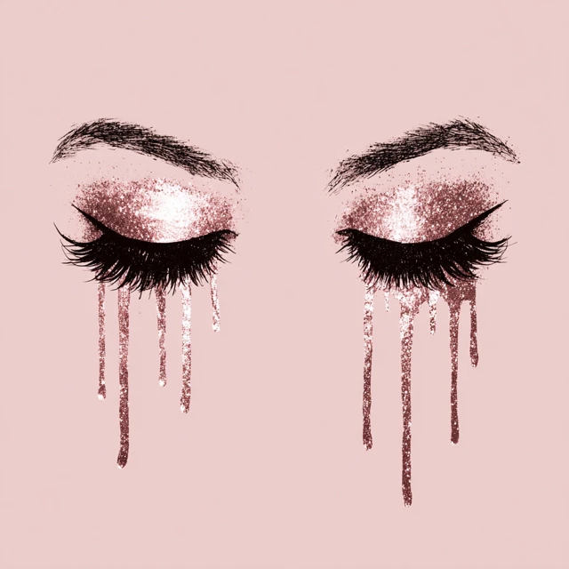 Glitter Eyeshadow Makeup Look for Beauty Events