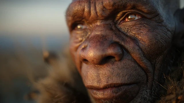 African Elder on the Prairie Photorealistic Portrait