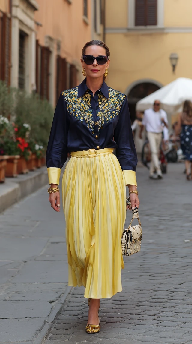 Elegant Italian Womens Street Style Fashion Design