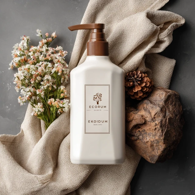 EcoKEDRUM Liquid Gel Bottle with Ecology Elements