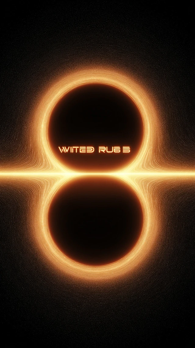 Cosmic Black Holes United By Running Illustration