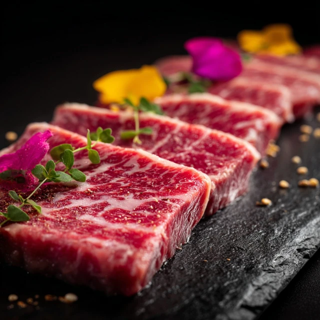 Wagyu Picanha Food Photography Closeup