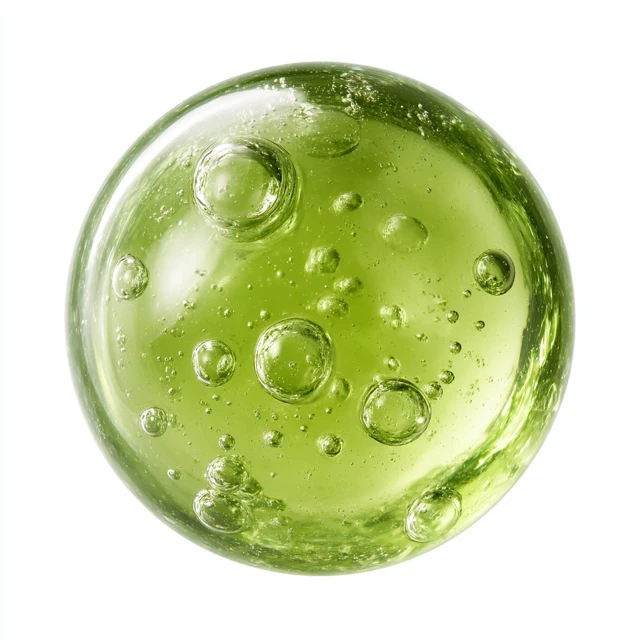 Botanical Serum Ampoule Sphere with Bubbles