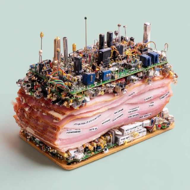 Ham and Electronics A Delicious Tech Fusion