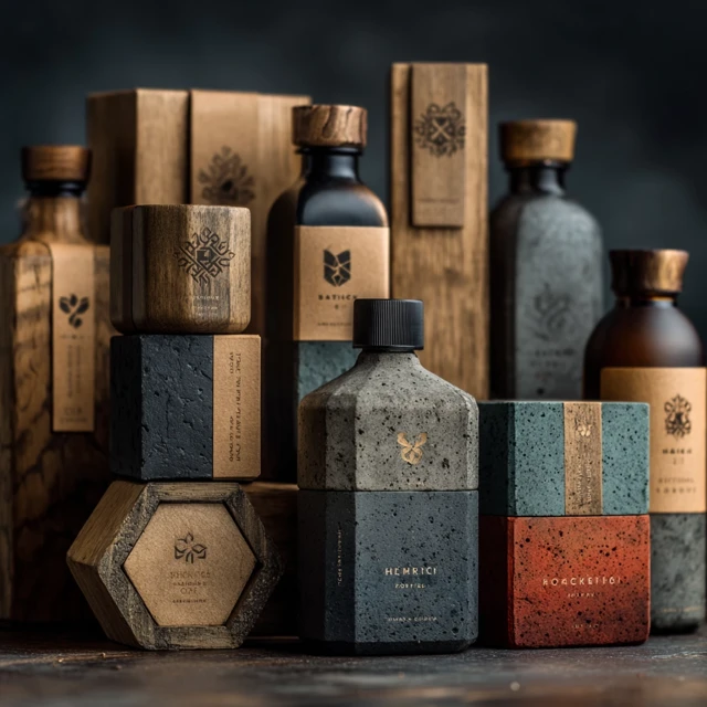 Product Shot with Minimalist Celtic Retro Design